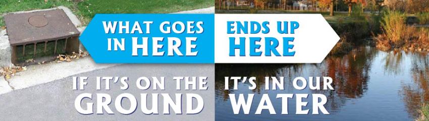 What goes in the ground ends up in our water