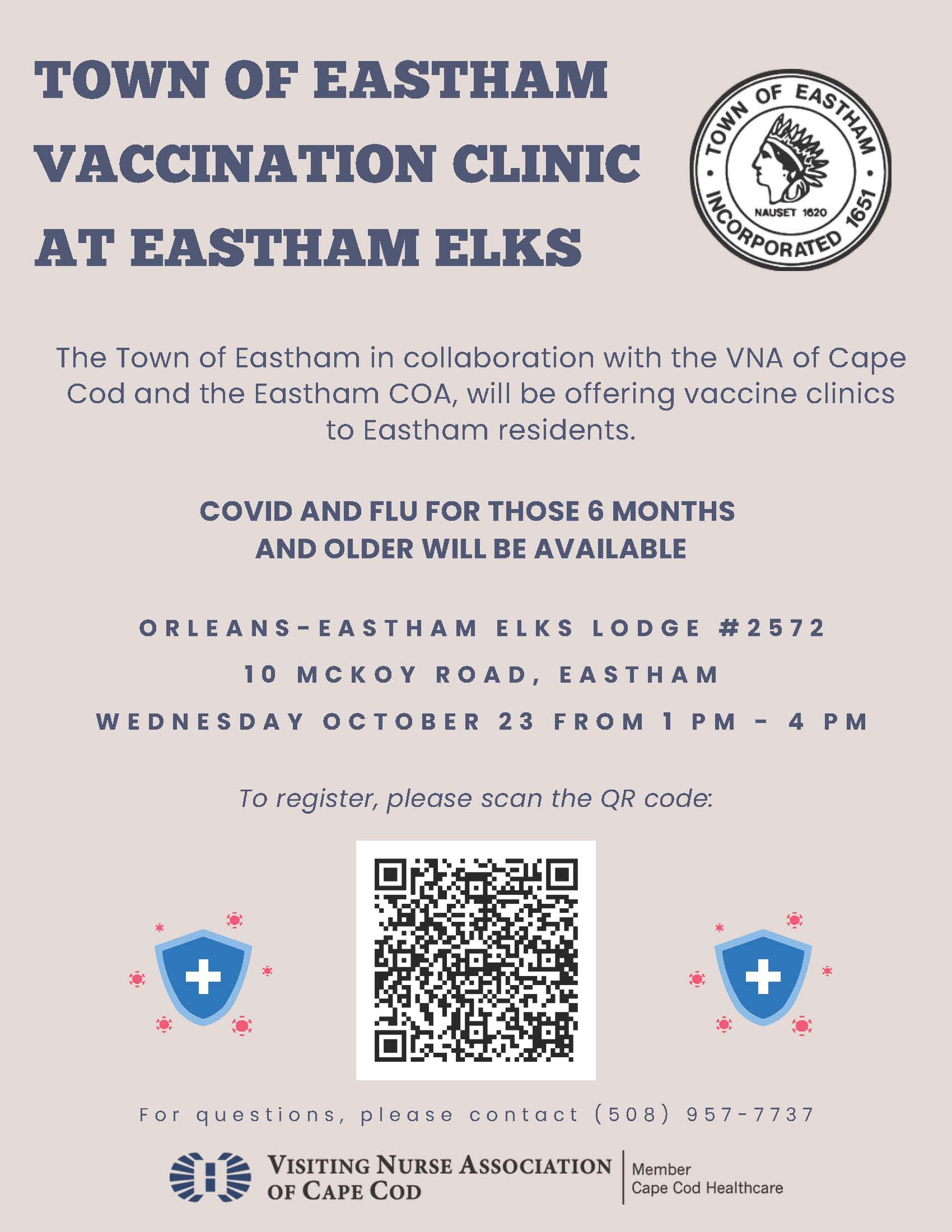 Eastham Elks Vax Flyer