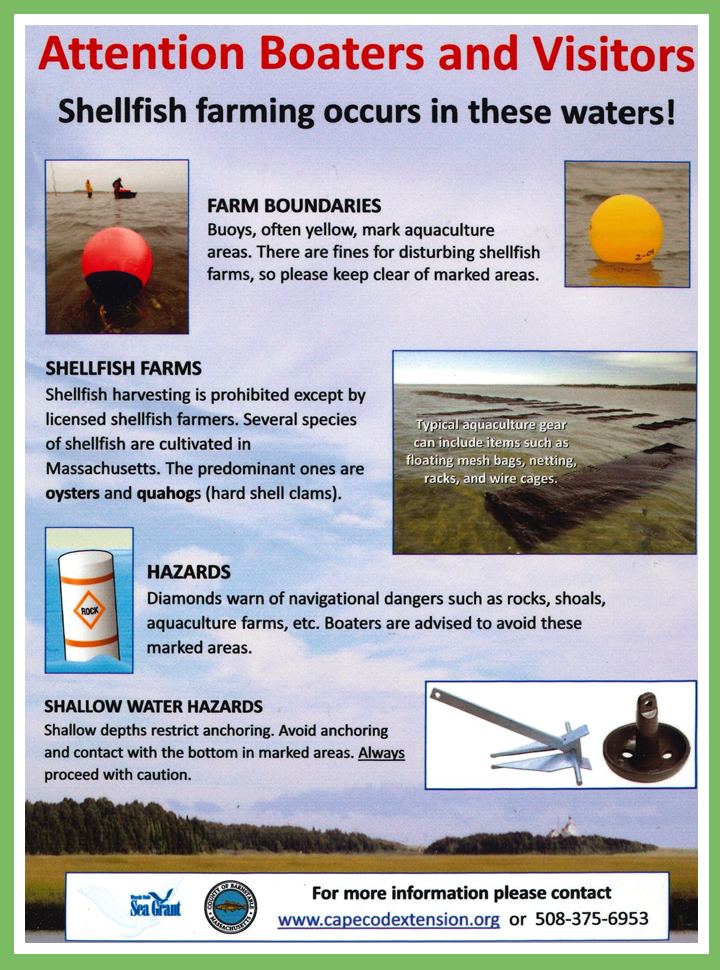 Attention boaters and visitors shellfish flyer